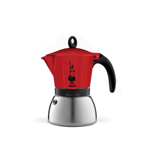 Moka Induction 2 tazze Bialetti rossa