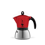 CAFFETTIERA BIALETTI MOKA INDUZIONE 2 TAZZE ROSSA