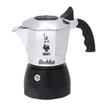 CAFFETTIERA BIALETTI BRIKKA 2 TZ BLACK/SILVER