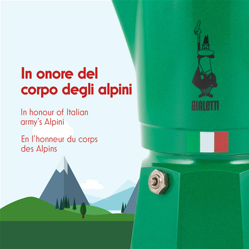 CAFFETTIERA MOKA 3 TAZZE ALPINA - BIALETTI - Regal Casa