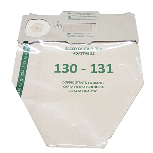 Prodotto: 243631.00 - SACCHETTI FOLLETTO 6 PZ CARTA VK130/131 ADATTABILI -  FOLLETTO ( - sacchetti);