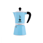 CAFFETTIERA BIALETTI RAINBOW 3 TAZZE AZZURRA