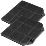 COPPIA FILTRI 392748 AI CARBONI ATTIVI 26,5 X 23,5 FABER