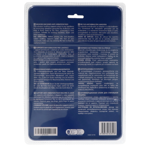 SUPPORTO PIEDINO LVT 4 PZ IN RESINA TPR SKL