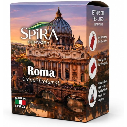 GRANULI PROFUMATI SPIRA CONFEZIONE DA 6 BUSTE - 35g - ROMA