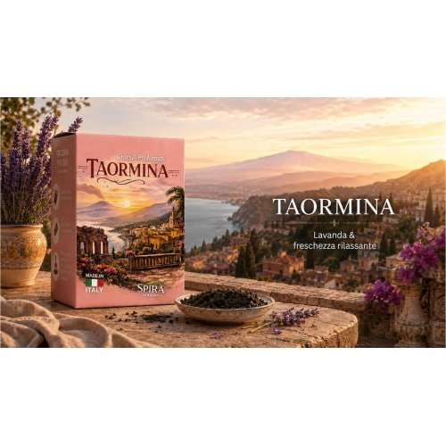 GRANULI PROFUMATI SPIRA CONFEZIONE DA 6 BUSTE - 35g - TAORMINA